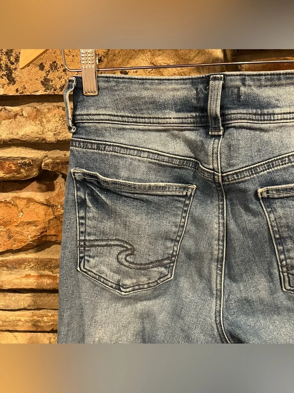 Silver Jeans Avery Trouser Medium Blue Flared Jeans